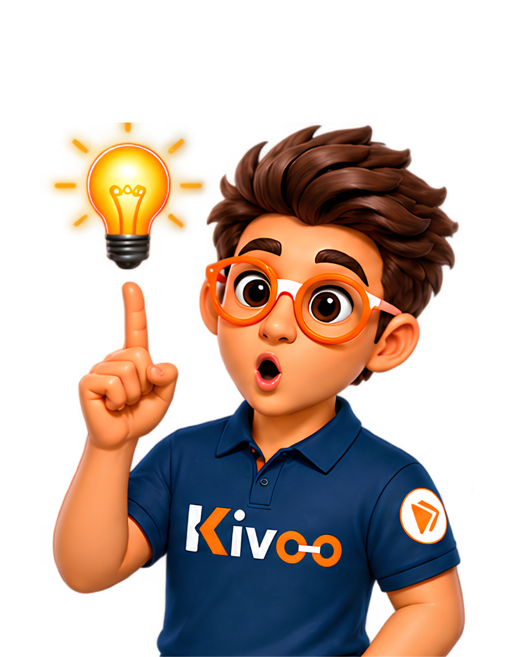 Mascotte Kivoo con una nuova idea